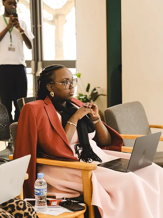Laetitia during AfriTech-AgriXperience working moment