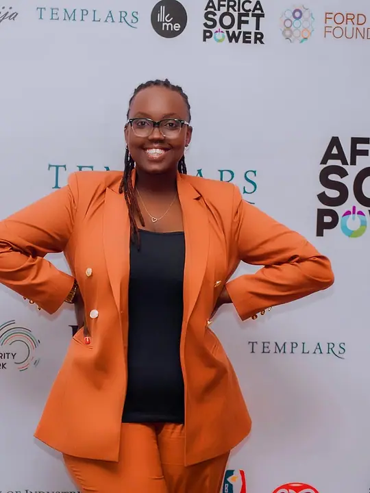 Laetitia at Africa Soft Power Summit branding