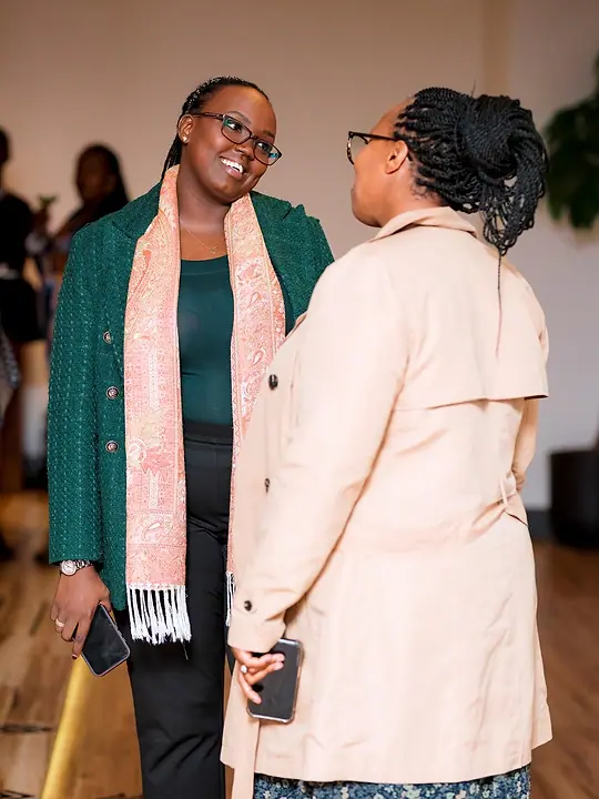 Laetitia in conversation during Africa Soft Power activity