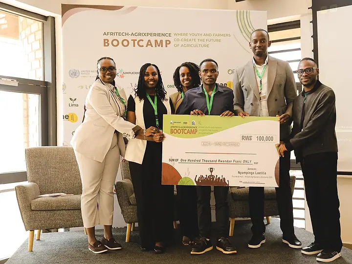 AfriTech-AgriXperience pitch award moment