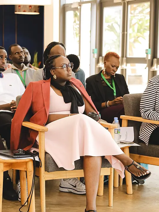 Laetitia during AfriTech-AgriXperience audience moment