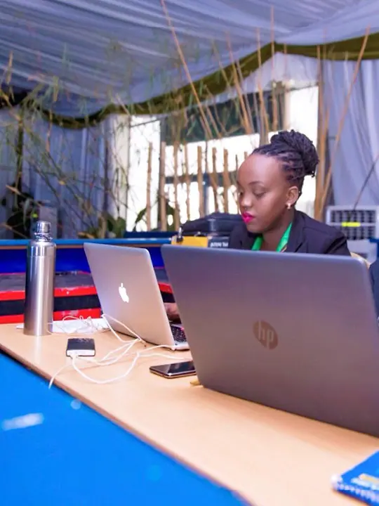 Laetitia during Kwita Izina 2018 work setting