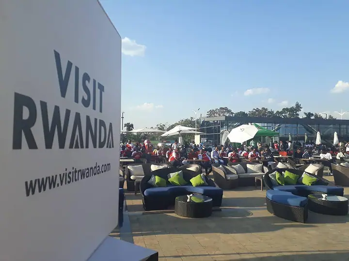 Visit Rwanda Arsenal venue setting
